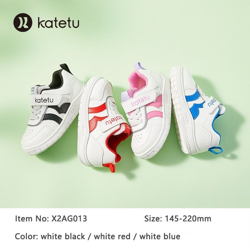 Red and white casual shoes top