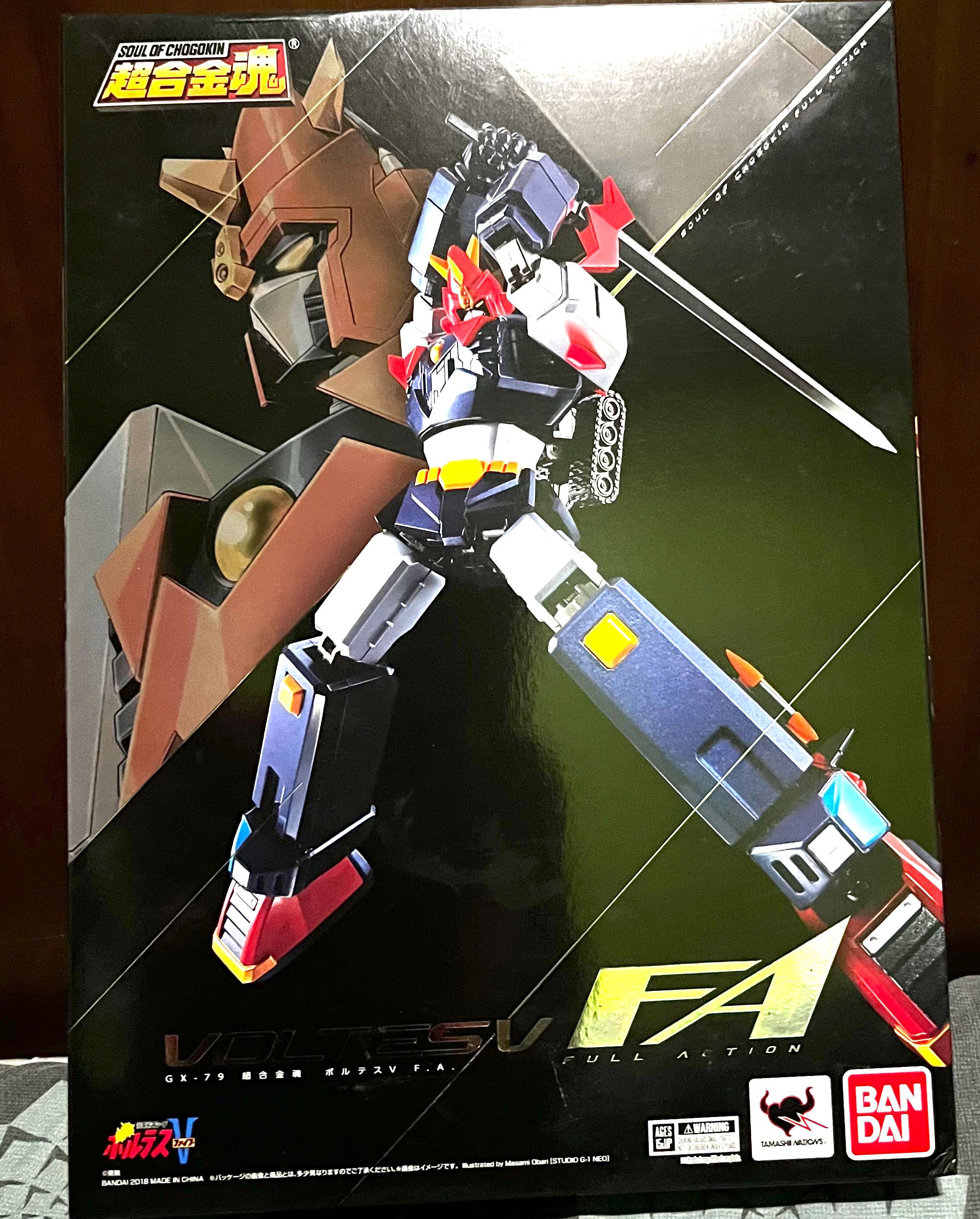 Bandai Voltes V (Category: Figurines & Statues) located in Quezon City. Submitted by cglui_152 (Listing ID 1246622175, Image 1). Description: Sealed Original Bandai Soul of Chogokin Voltes V GX-79 Choudenji Machine Action Figure Japan Meet Up by schedule only in Eastwood City, Libis QC.