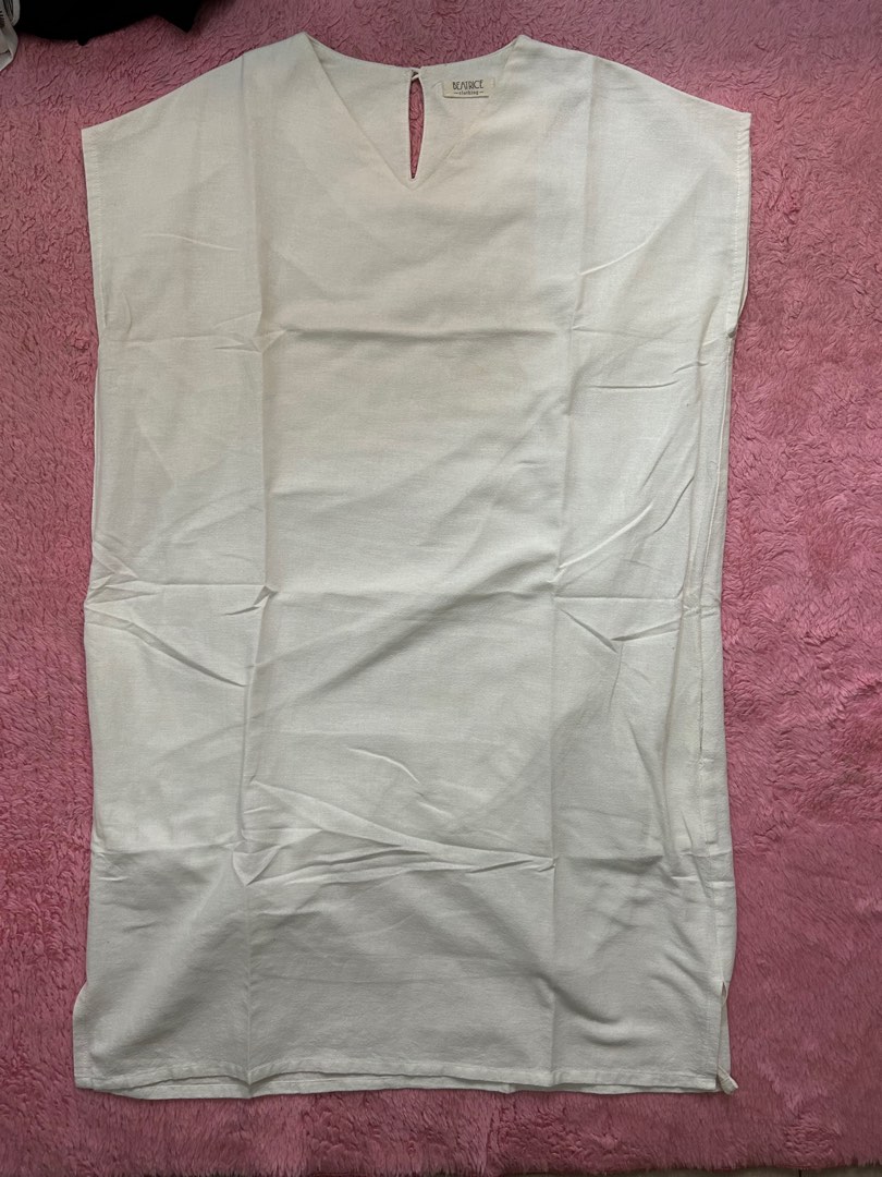 Beatrice White Dress, Fesyen Wanita, Pakaian Wanita, Gaun & Rok di ...
