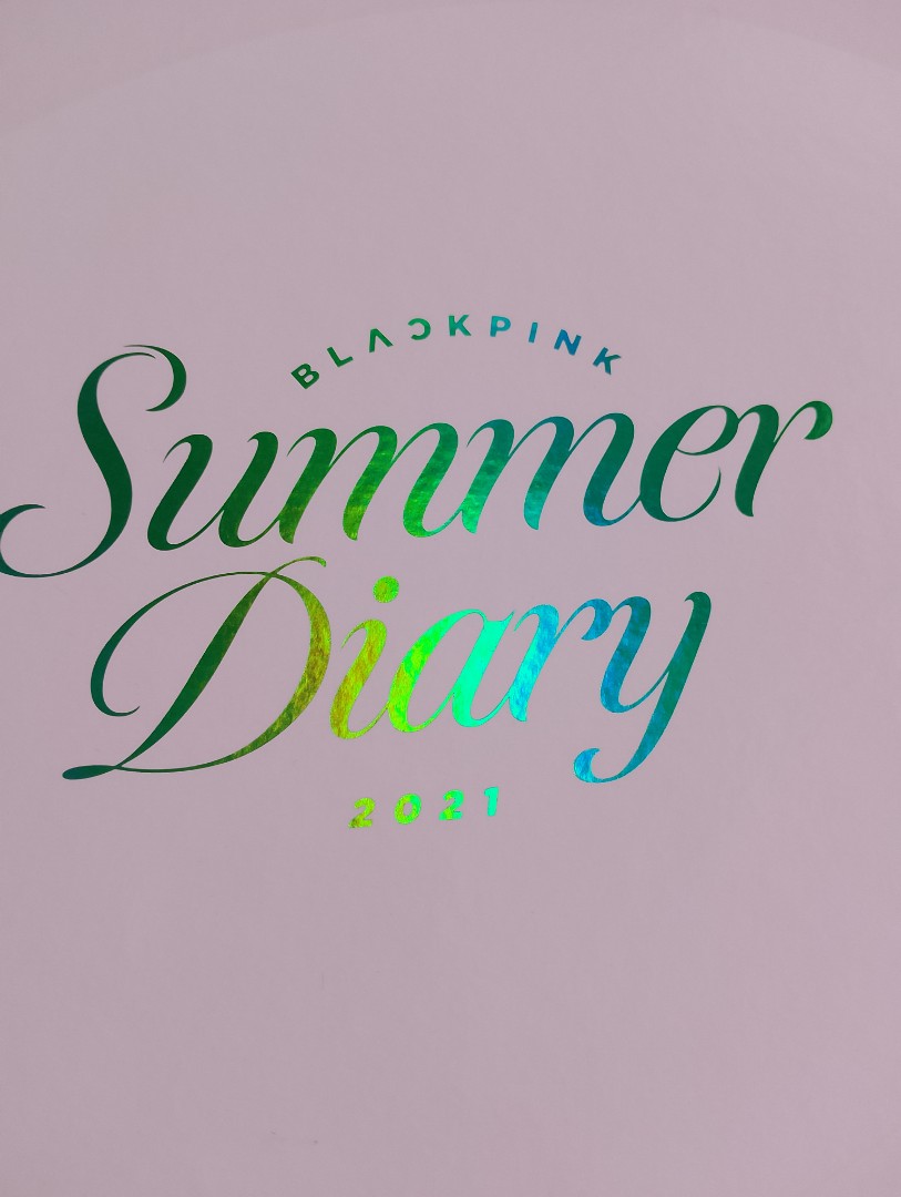 BLACKPINK SUMMER DIARY 2021, Hobbies & Toys, Collectibles & Memorabilia ...