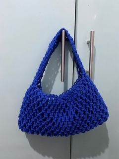 Blue Mango Knitted Crocheted Shoulder Bag