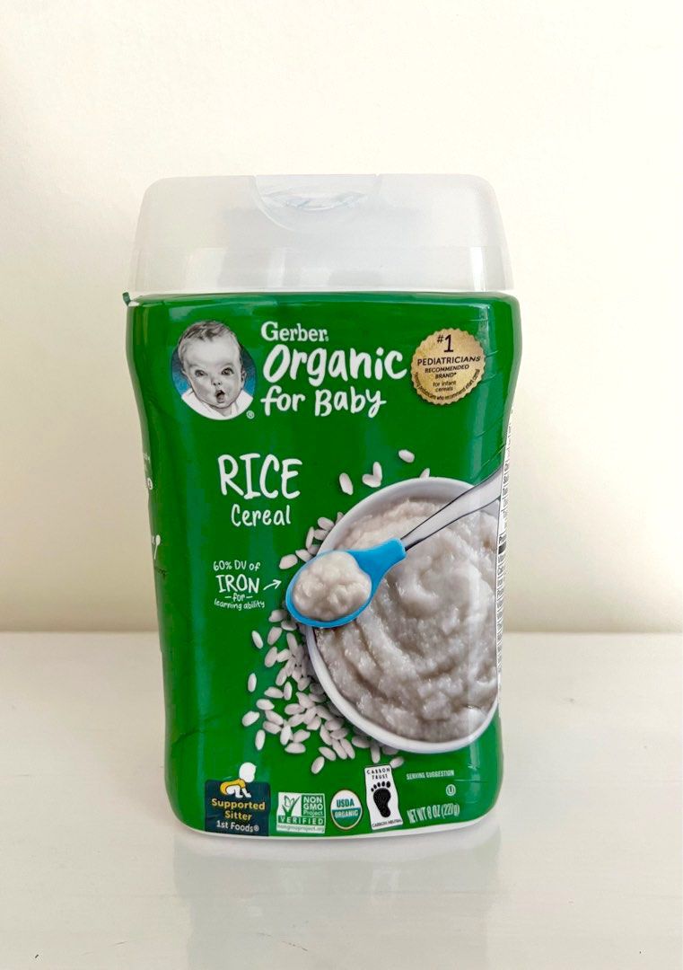 Gerber shop organic rice