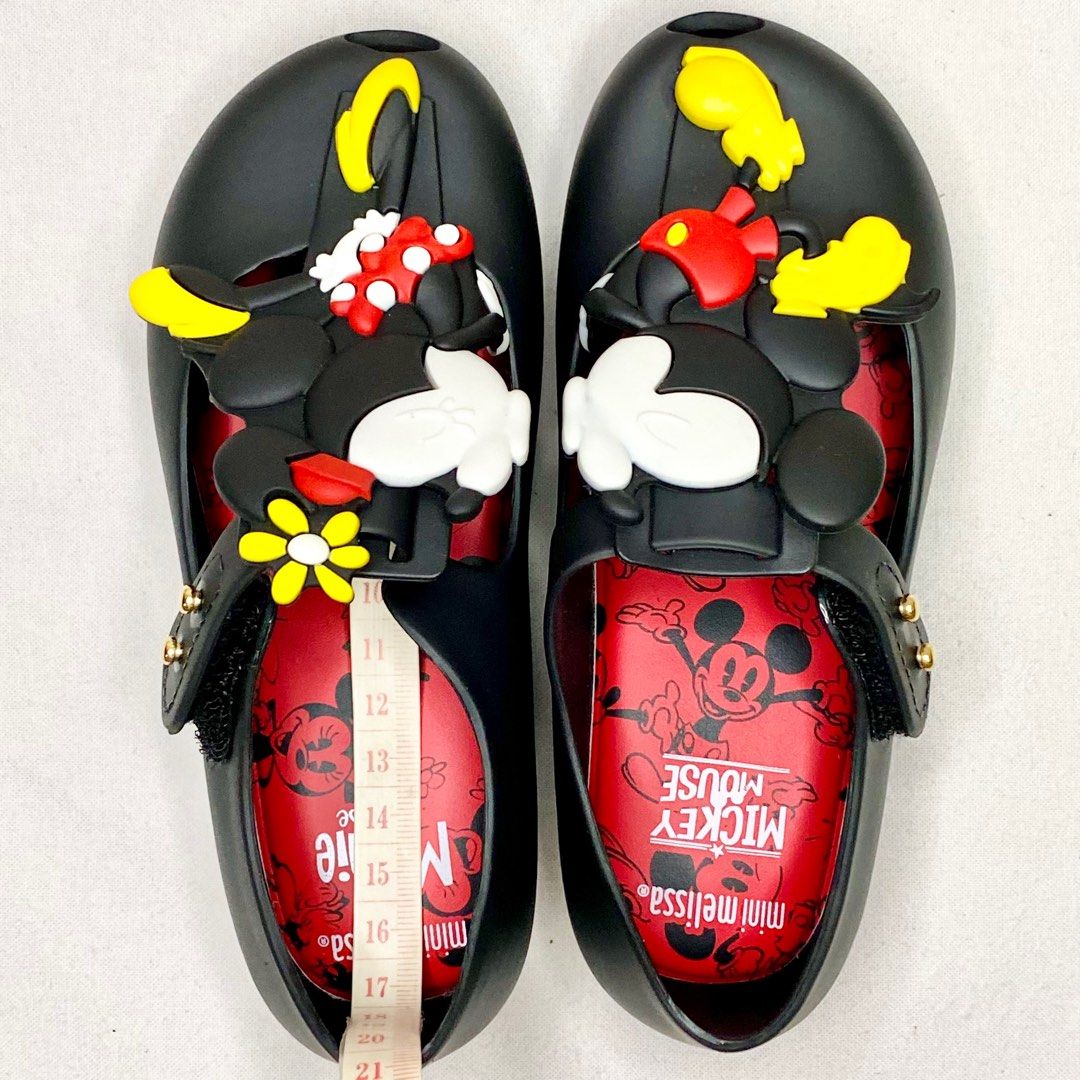 BN Mini Melissa Ultragirl Disney Twins III Black Shoes US10