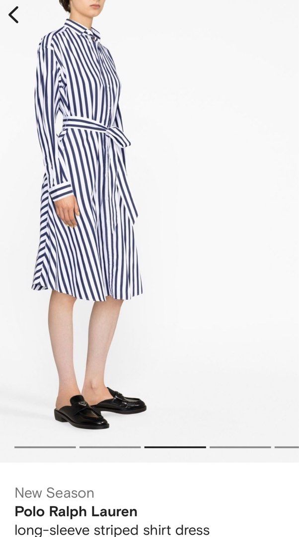 Brand new w tags Polo Ralph Lauren striped shirt dress Women s