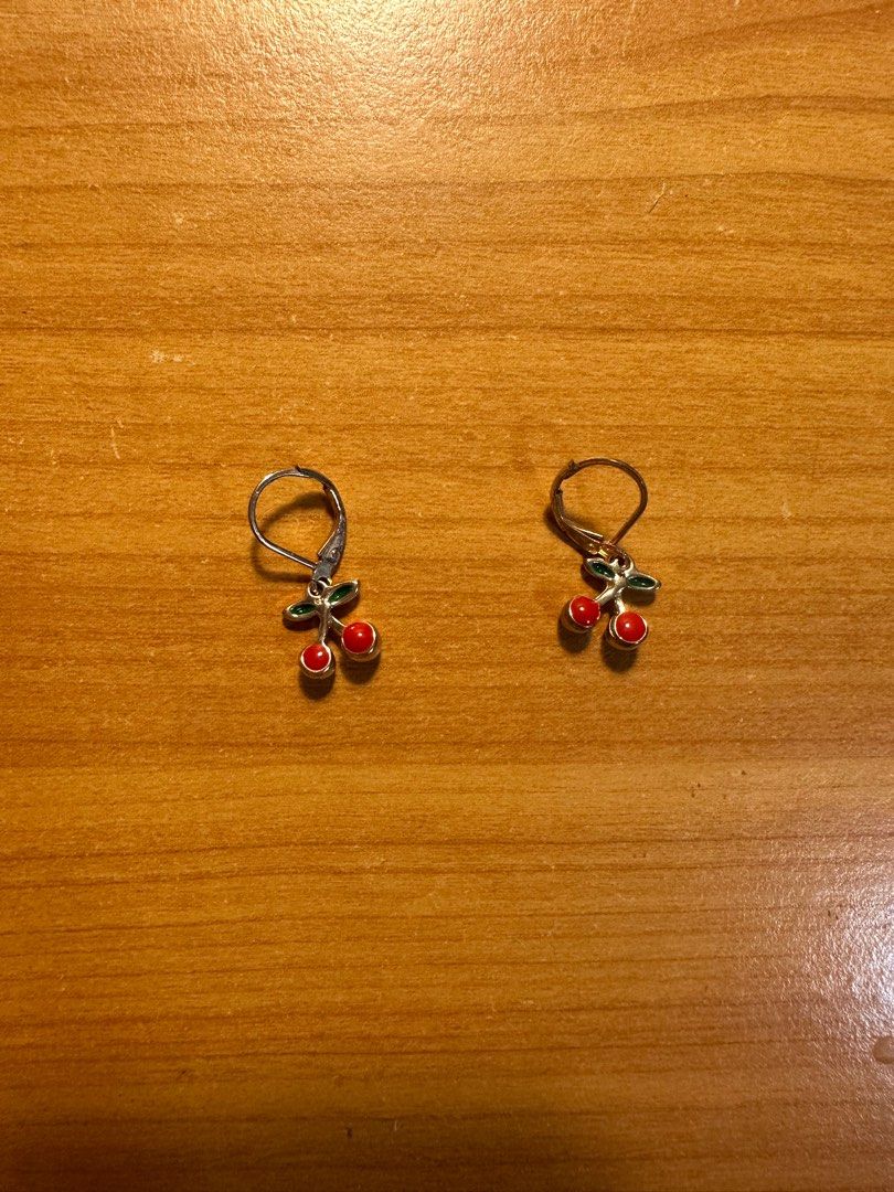 Brandy melville shop cherry earrings