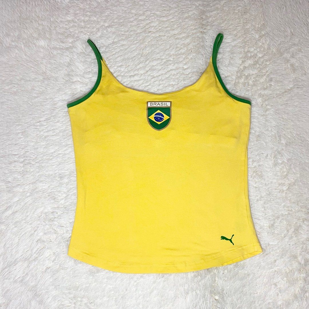 Brasil Puma Vintage Top (Category: Sleeveless) located in Pasig City. Submitted by luxthings (Listing ID 1246733796, Image 1). Description: - i swear super pretty!!!!!! - small to large - body hugging!! - authentic & vintage, hard to find 😩 - girl ang ganda nito swear - more inspo in pinterest .