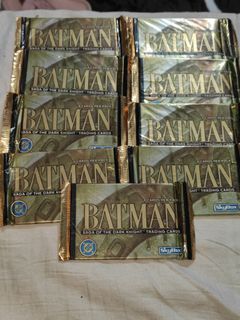 bundle sale 9 packs sealed batman trading cards