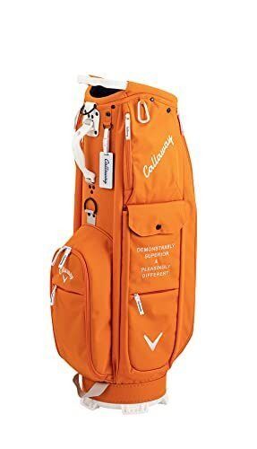 Orange golf sales cart bag