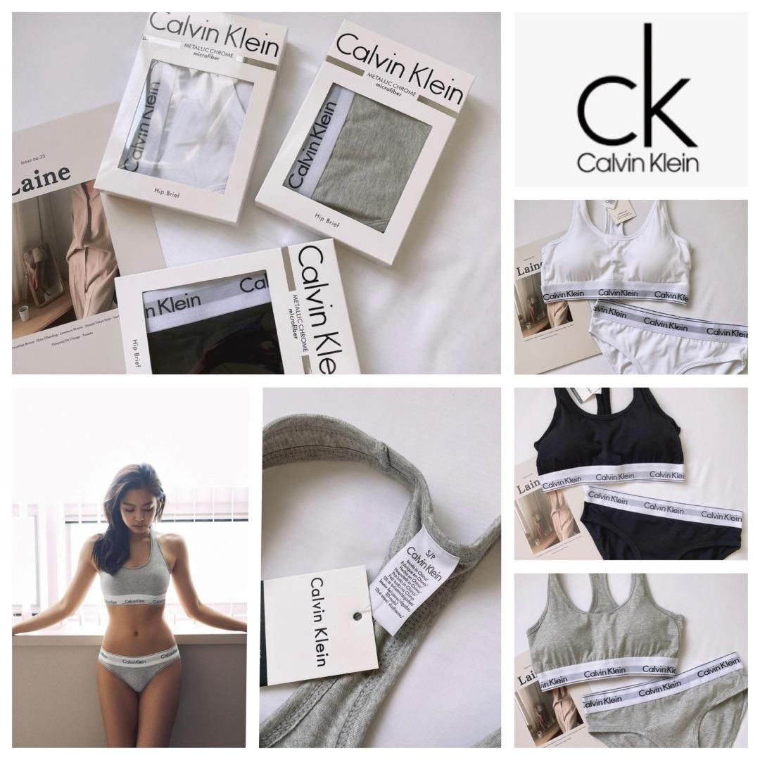 🍒Calvin Klein 運動內衣套裝, 女裝, 運動服裝- Carousell