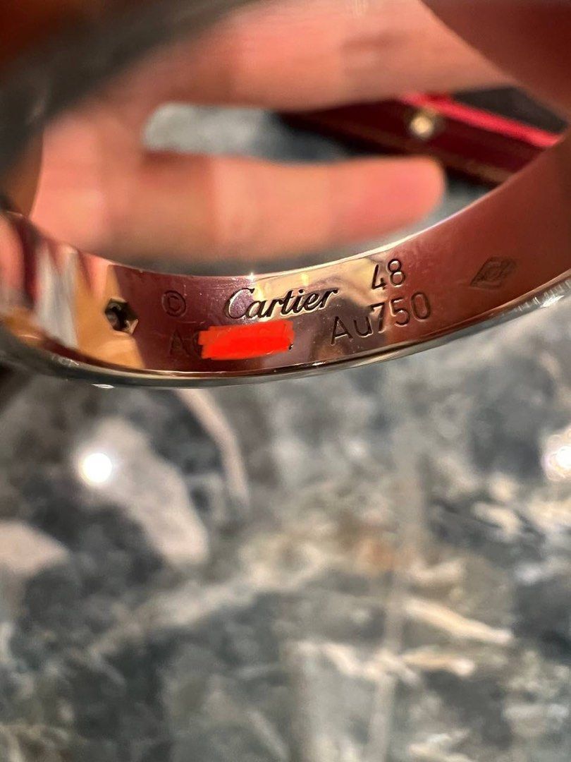Cartier love deals ring 48