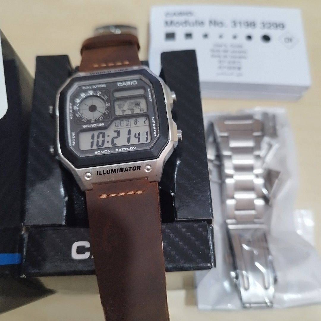 Casio AE1200 AE-1200WH AE-1200WHD AE-1200WHD-1AVDF, Men's Fashion, Watches  & Accessories, Watches on Carousell