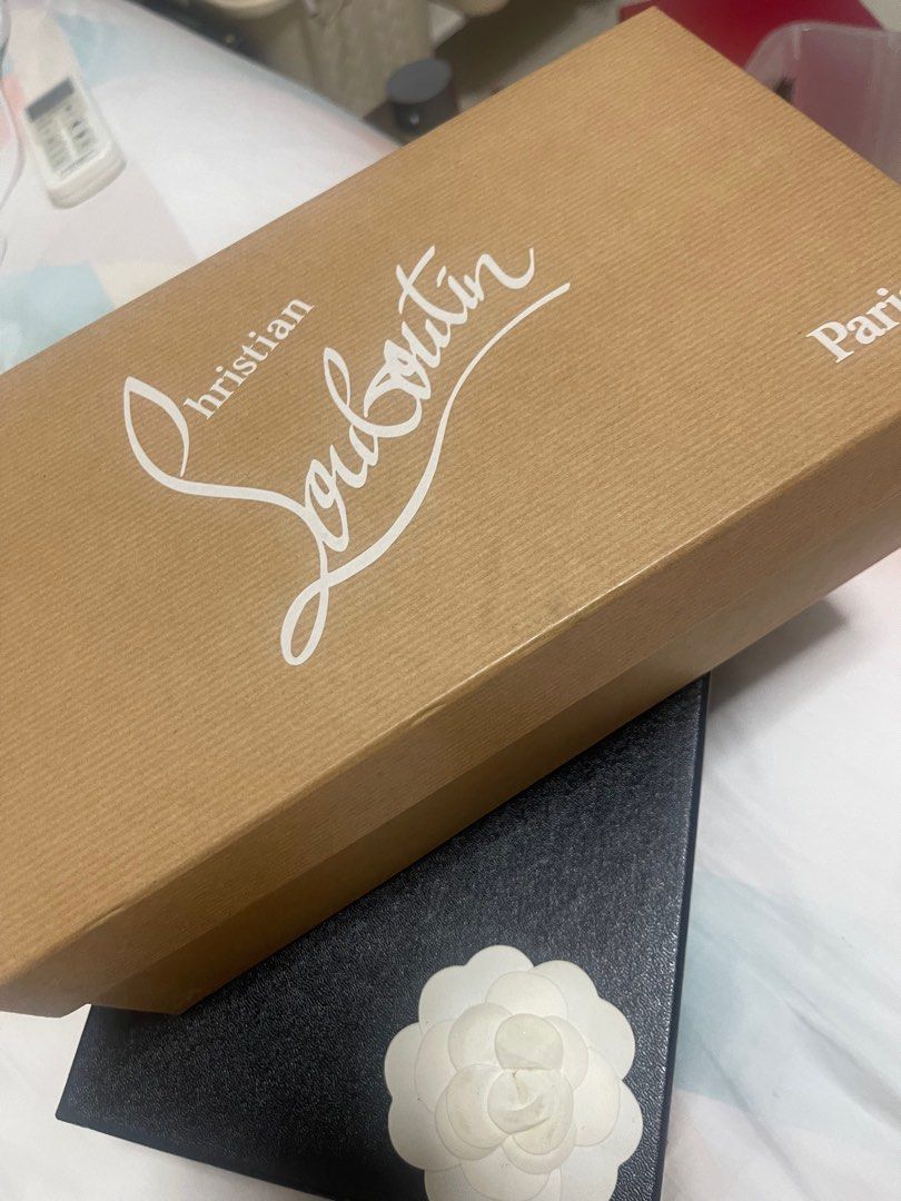 Christian Louboutin Pik Boat Leather Espradrilles, Luxury