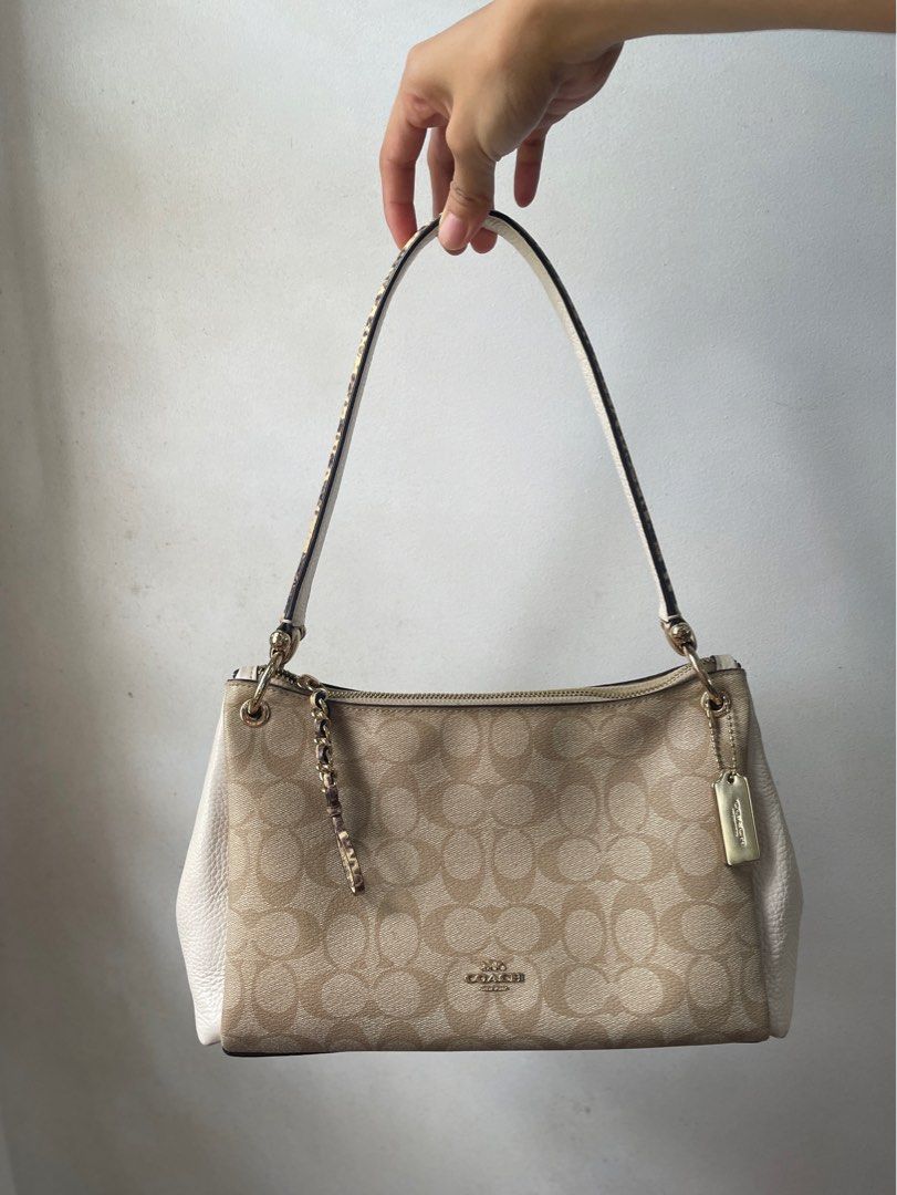 Coach Small Mia Shoulder Bag In Signature Canvas.