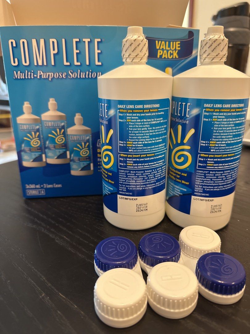 Complete contact lens solution Beauty Personal Care Vision Care on