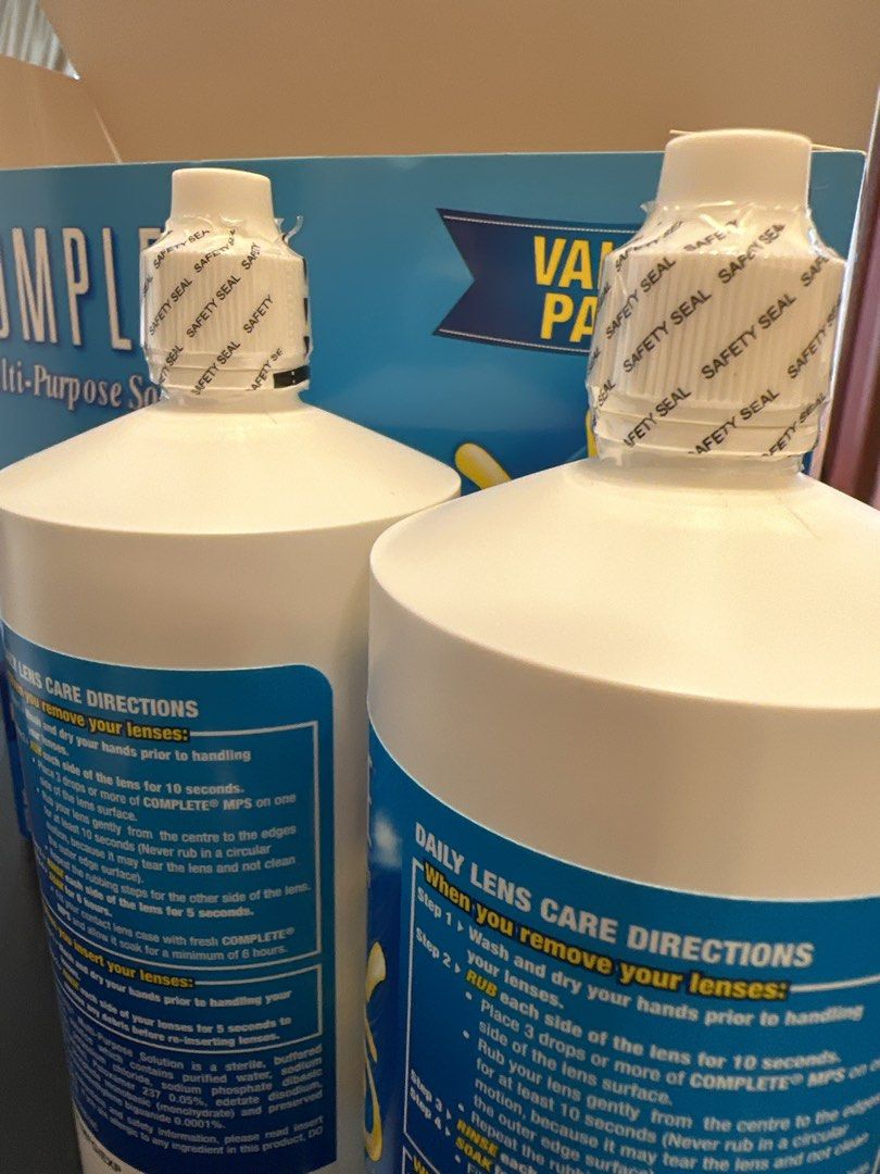 Complete contact lens solution, Beauty & Personal Care, Vision Care on