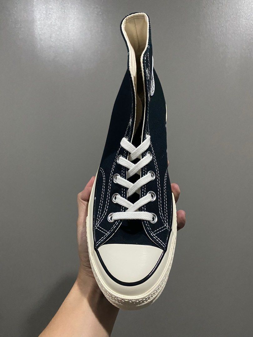 Converse Chuck Taylor High Cut Black (Category: Sneakers) located in Quezon City. Submitted by yiwoty (Listing ID 1246731890, Image 3). Description: ON HAND (Selected Items) / FOR PRE ORDER Size: 36 to 47 IG: @glkckz DM US.