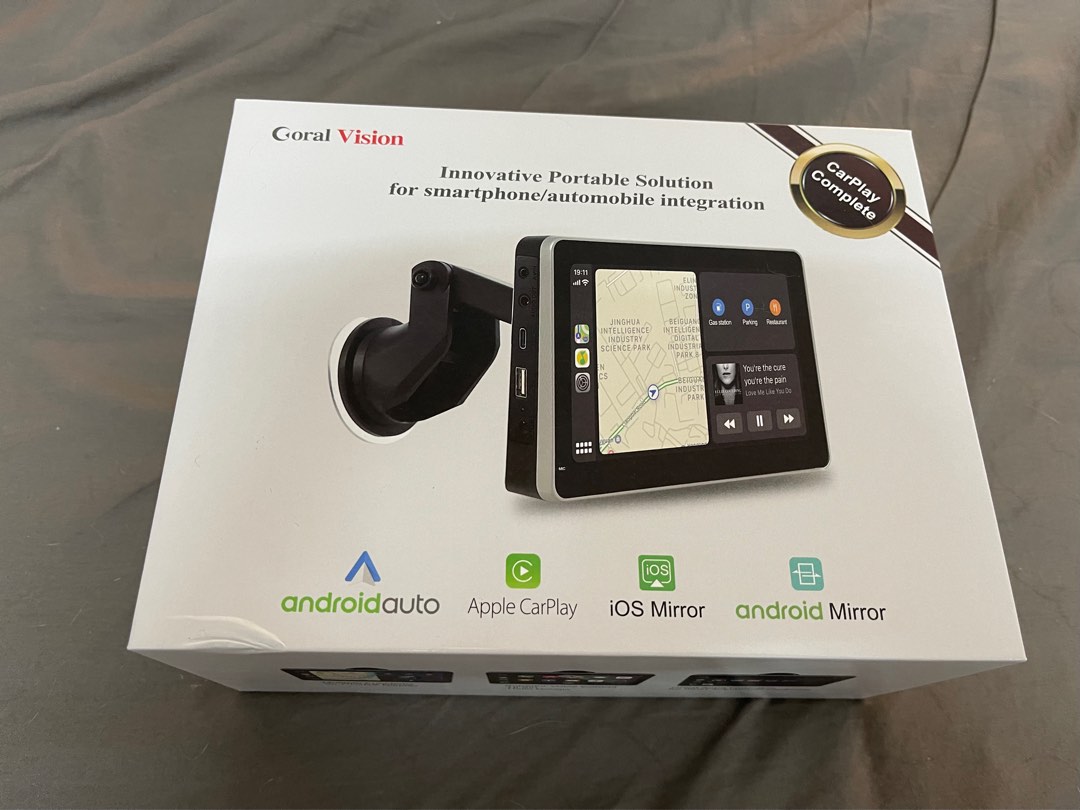Coral Vision Pro A Wireless CarPlay Android Auto 7Inch Display