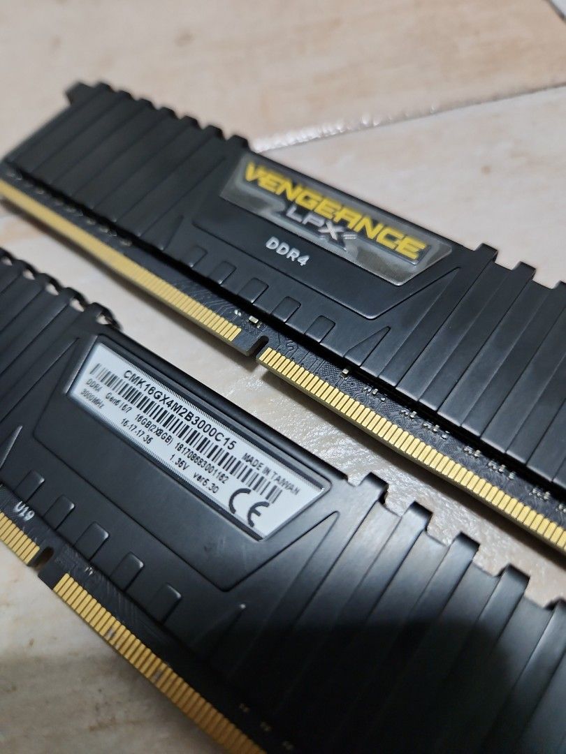 Corsair Vengeance lpx ddr4 16gb ram 3000mhz Computers Tech