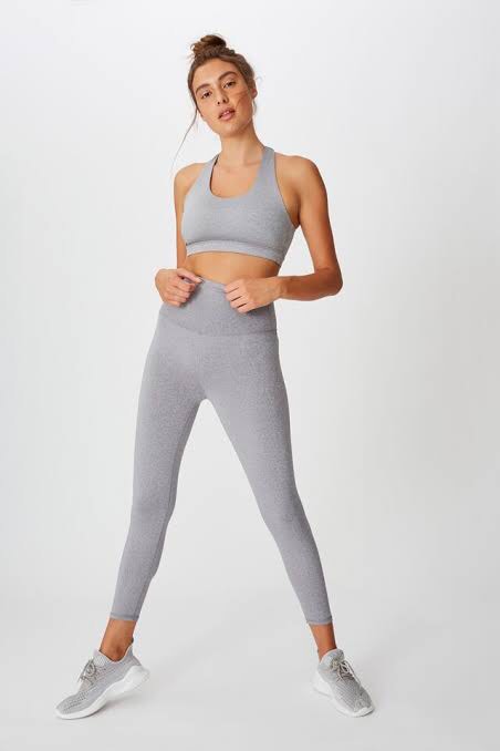 COTTON ON BODY active core tights grey Women s Fashion Activewear on Carousell