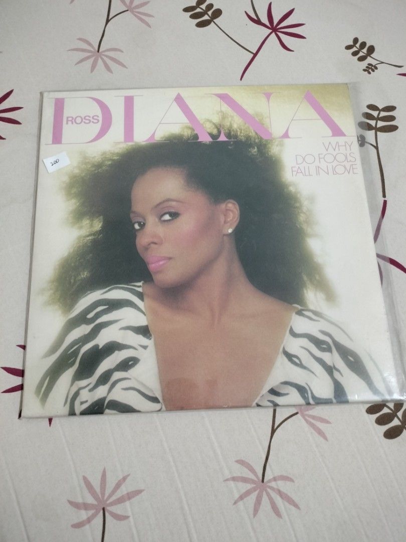 Diana Ross why do fools fall in love vinyl, Hobbies  Toys, Music  Media,  Vinyls on Carousell