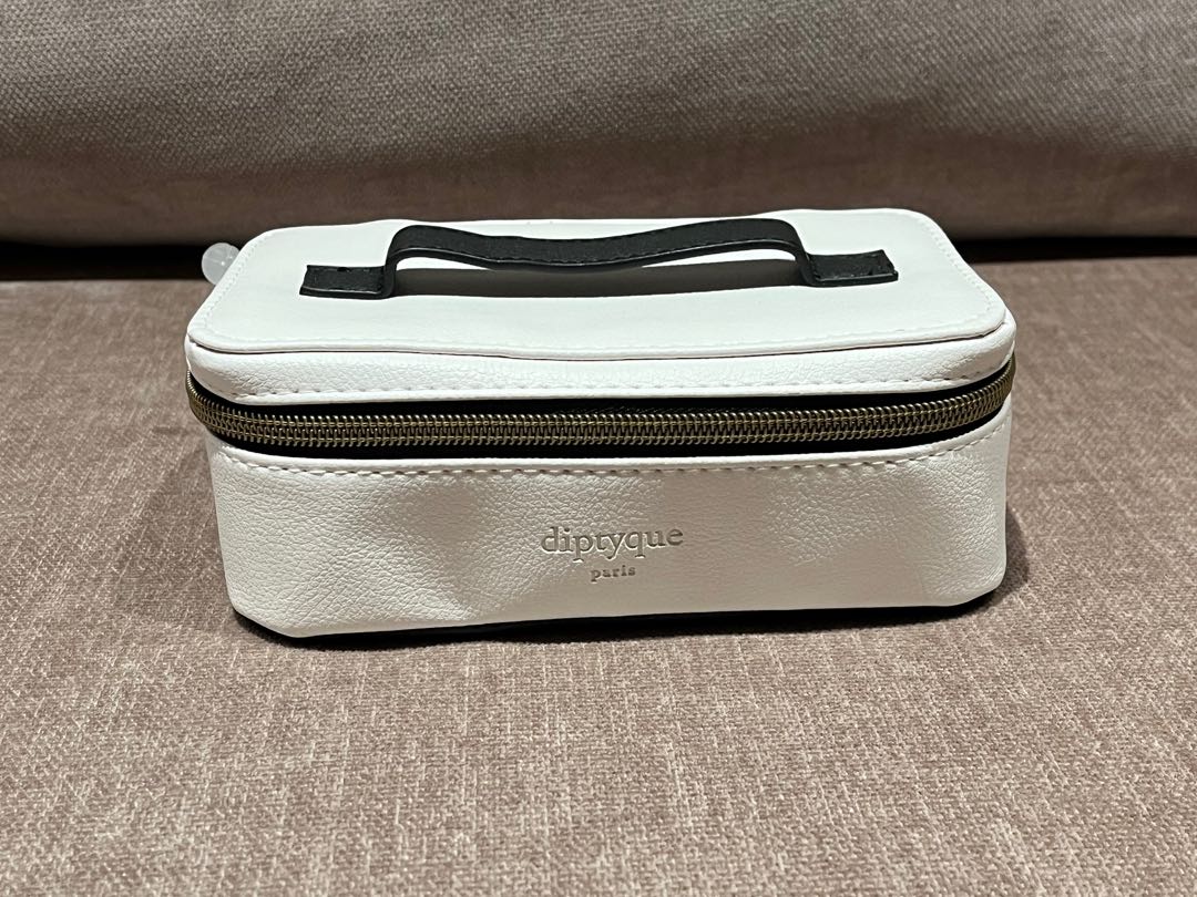Diptyque Qatar Airways Amenity Kit / Makeup Bag, Women's Fashion, Bags