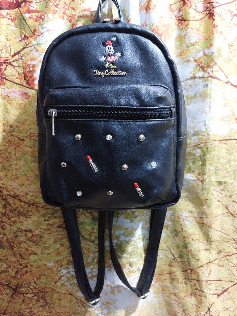 Minnie mouse leather backpack online