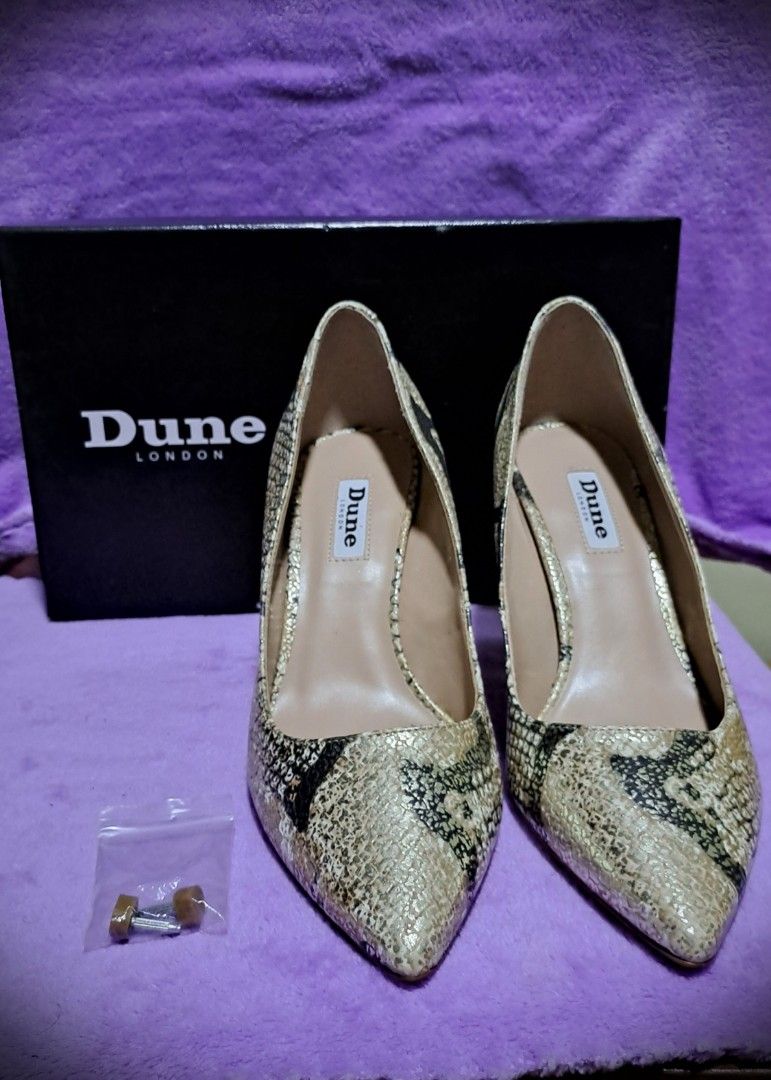 Dune snake print discount shoes