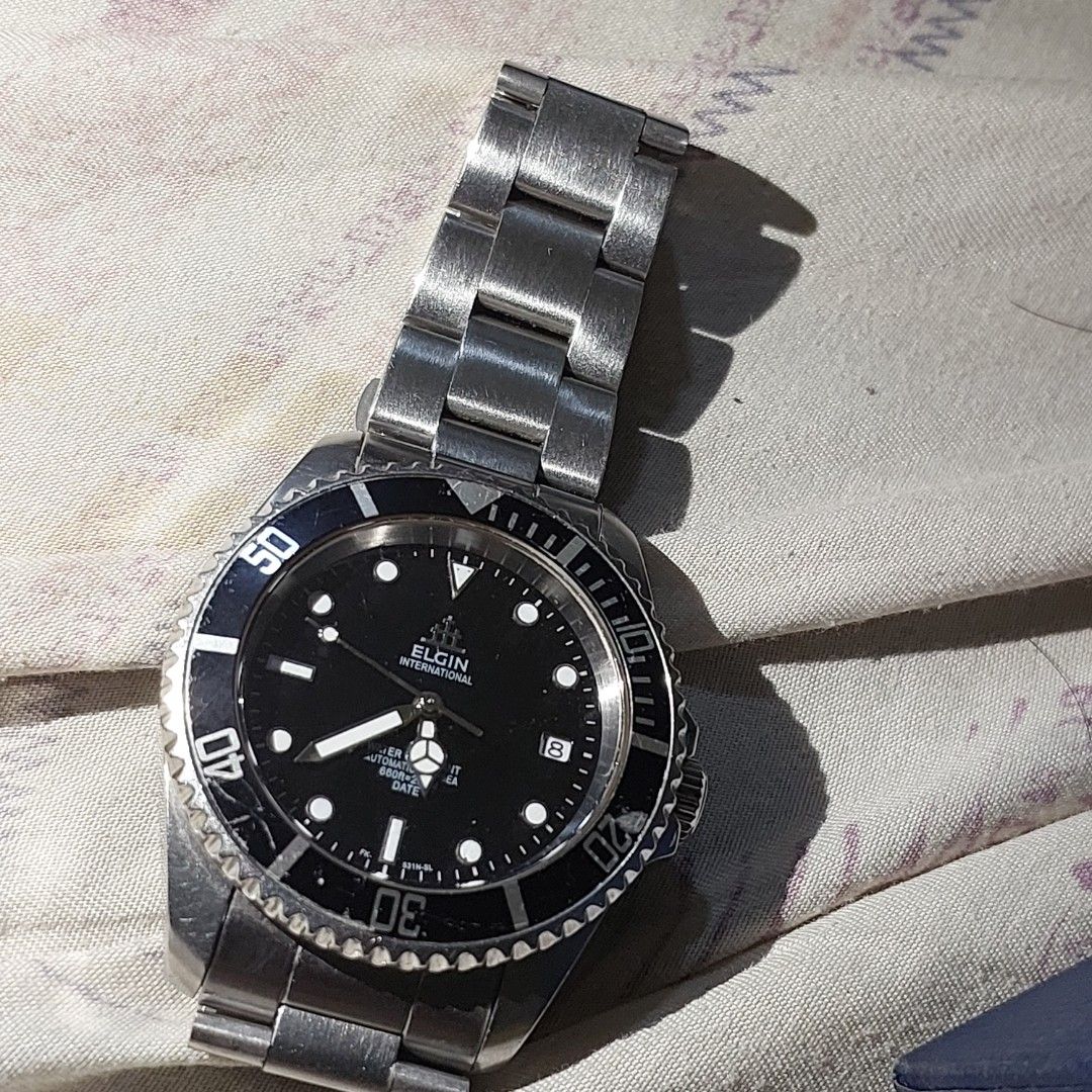Elgin Submariner (Category: Men's Watches) located in Pasig City. Submitted by choco_martin (Listing ID 1246735971, Image 2). Description: original elgin watch miyota machine need ko pakawalan ito down sizin asking price: 4300.