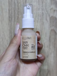 Ellana minerals cosmetics skin care tint spf 40 french vanilla
