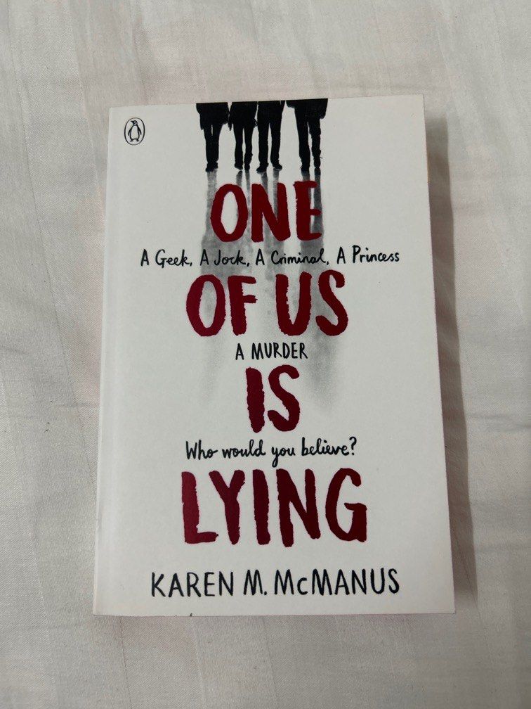 English book: One Of Us Is Lying, Hobbies & Toys, Books & Magazines