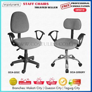 ERGODYNAMIC STAFF CHAIR, Fabric Chair, Mesh Chair, Leather Chair, Computer Chair, Home Office Chairs, Work from Home Chairs, Office Furniture, Desk Chair, Study Chair