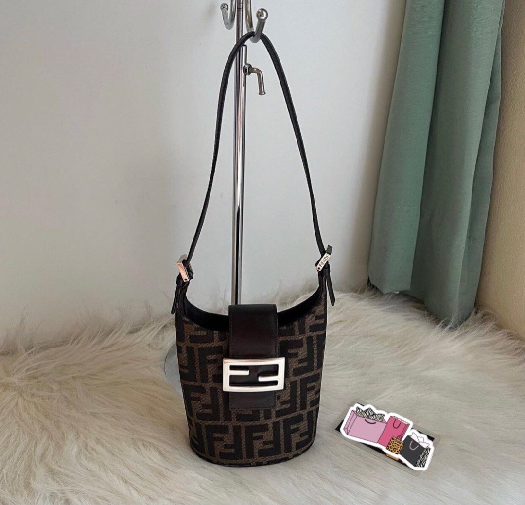 Fendi Zucca Pochette, Luxury, Bags & Wallets on Carousell