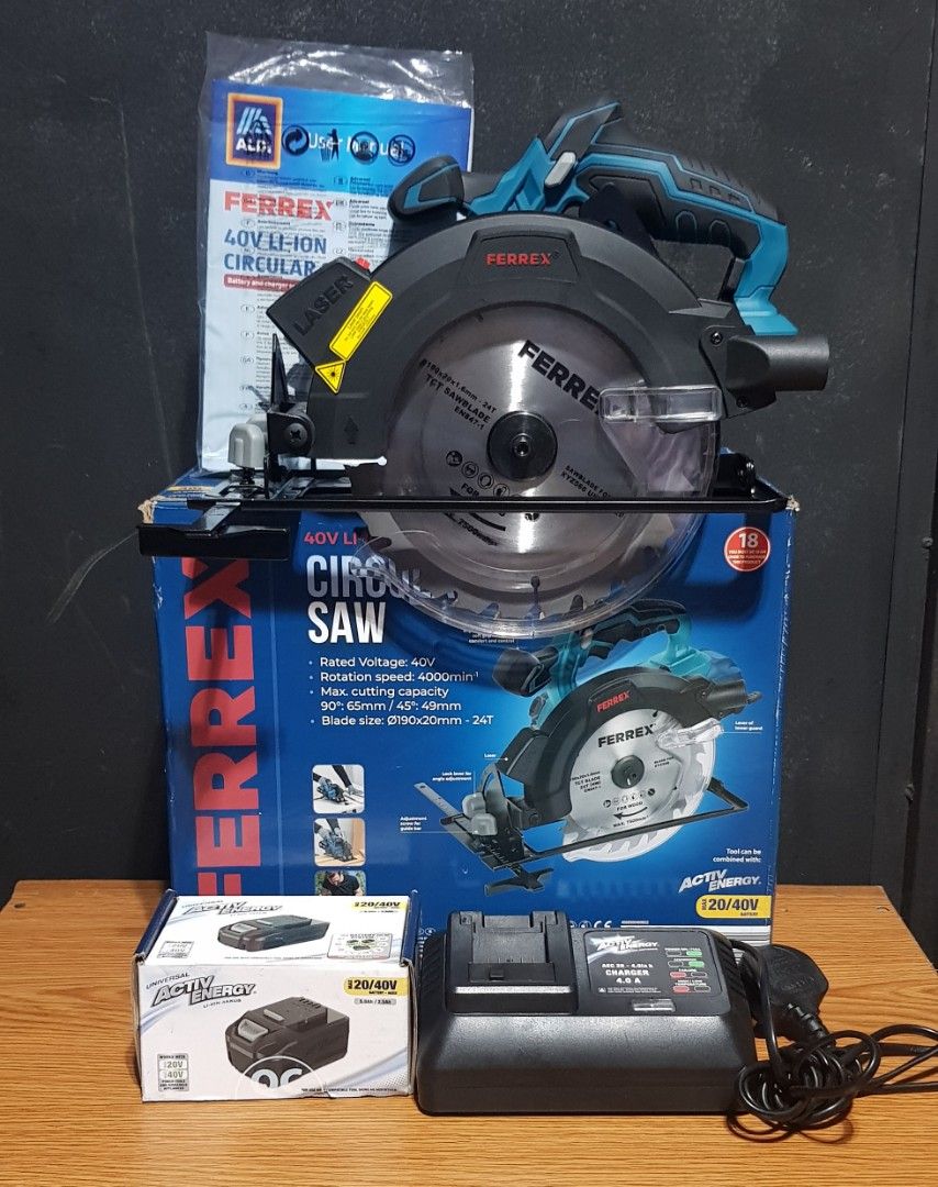 Ferrex 40v cordless online circular saw