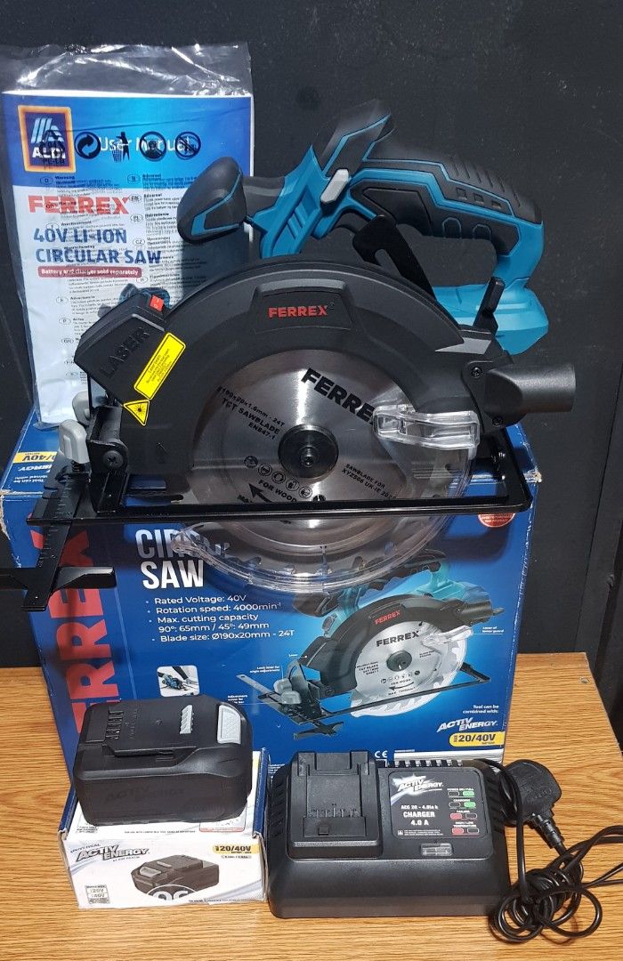 Ferrex 40v sales circular saw