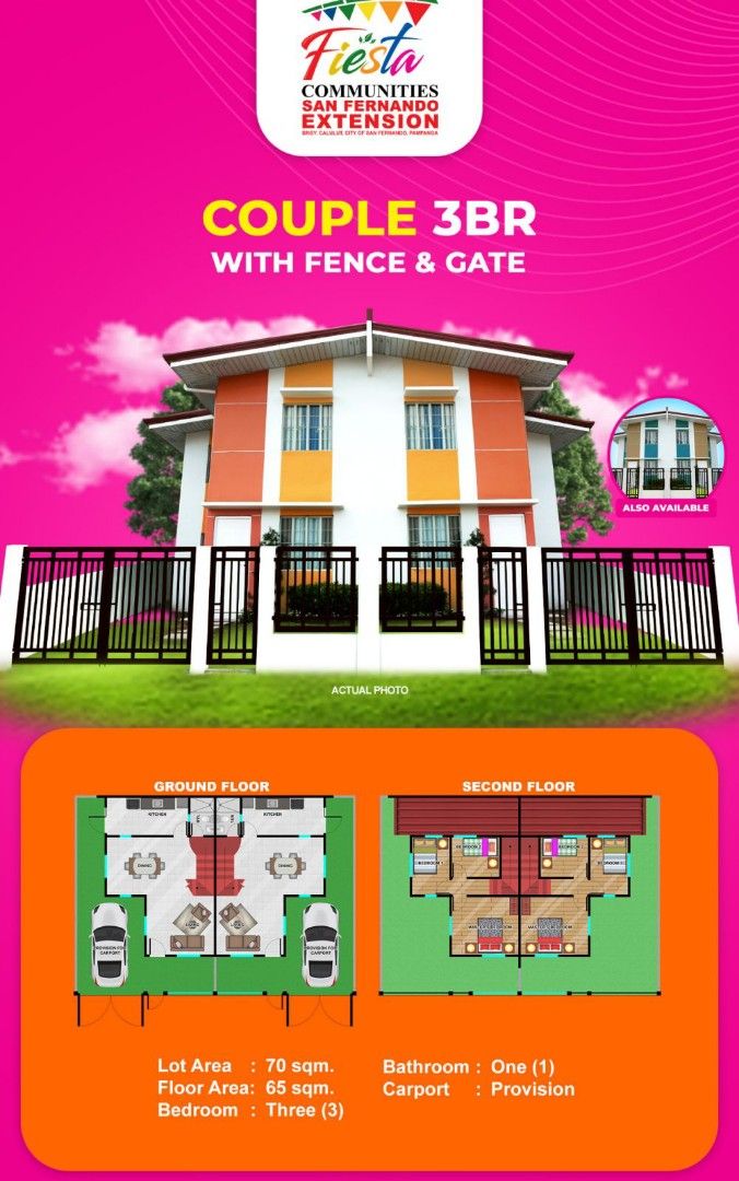 Fiesta communities calulut prime san Fernando Pampanga, Property, For