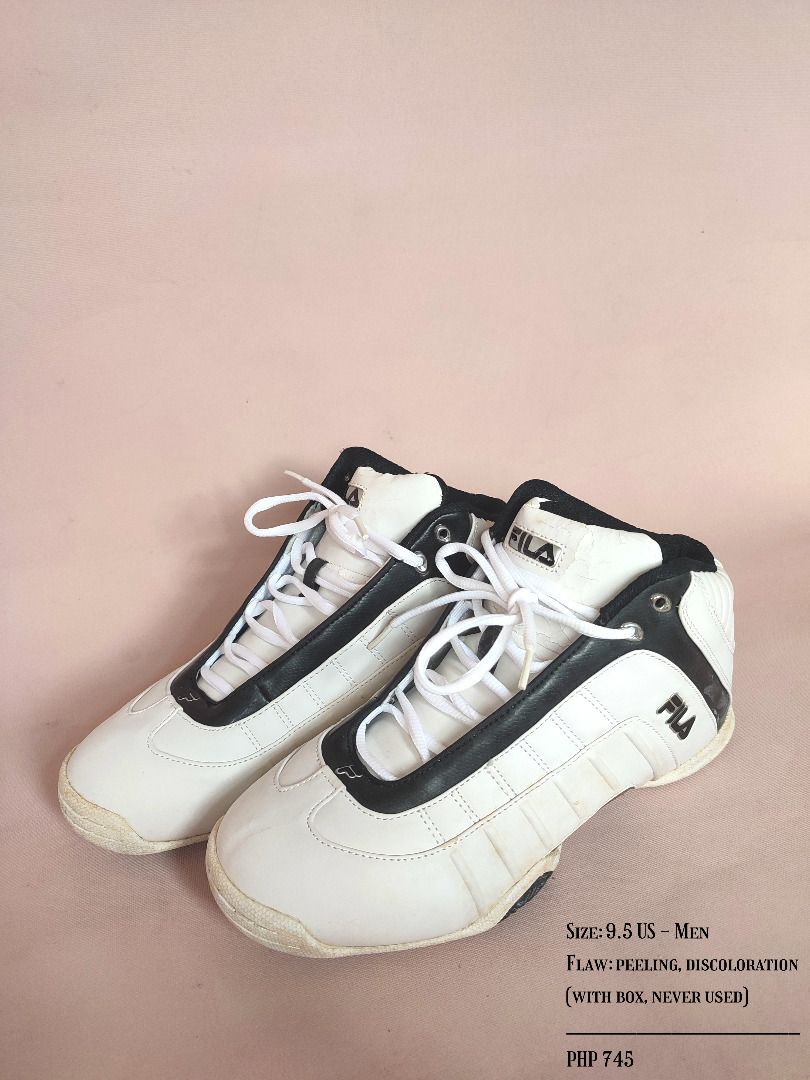 Fila Men DLS Wingspan Black White Basketball Shoes, Men's Fashion