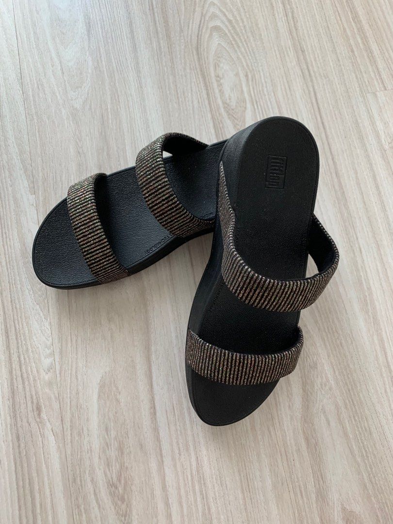 Fitflop lottie deals glitter stripe