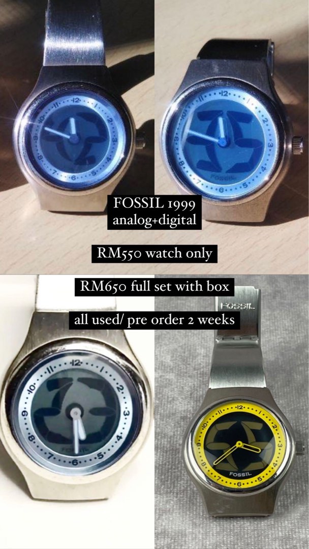 fossil vintage watch Men s Fashion Watches Accessories