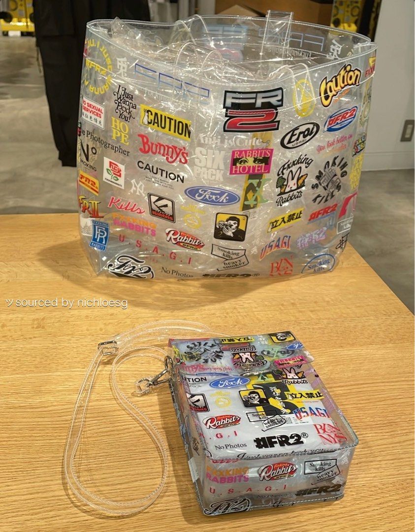 FR2 LOGOS CLEAR SACOCHE BAG