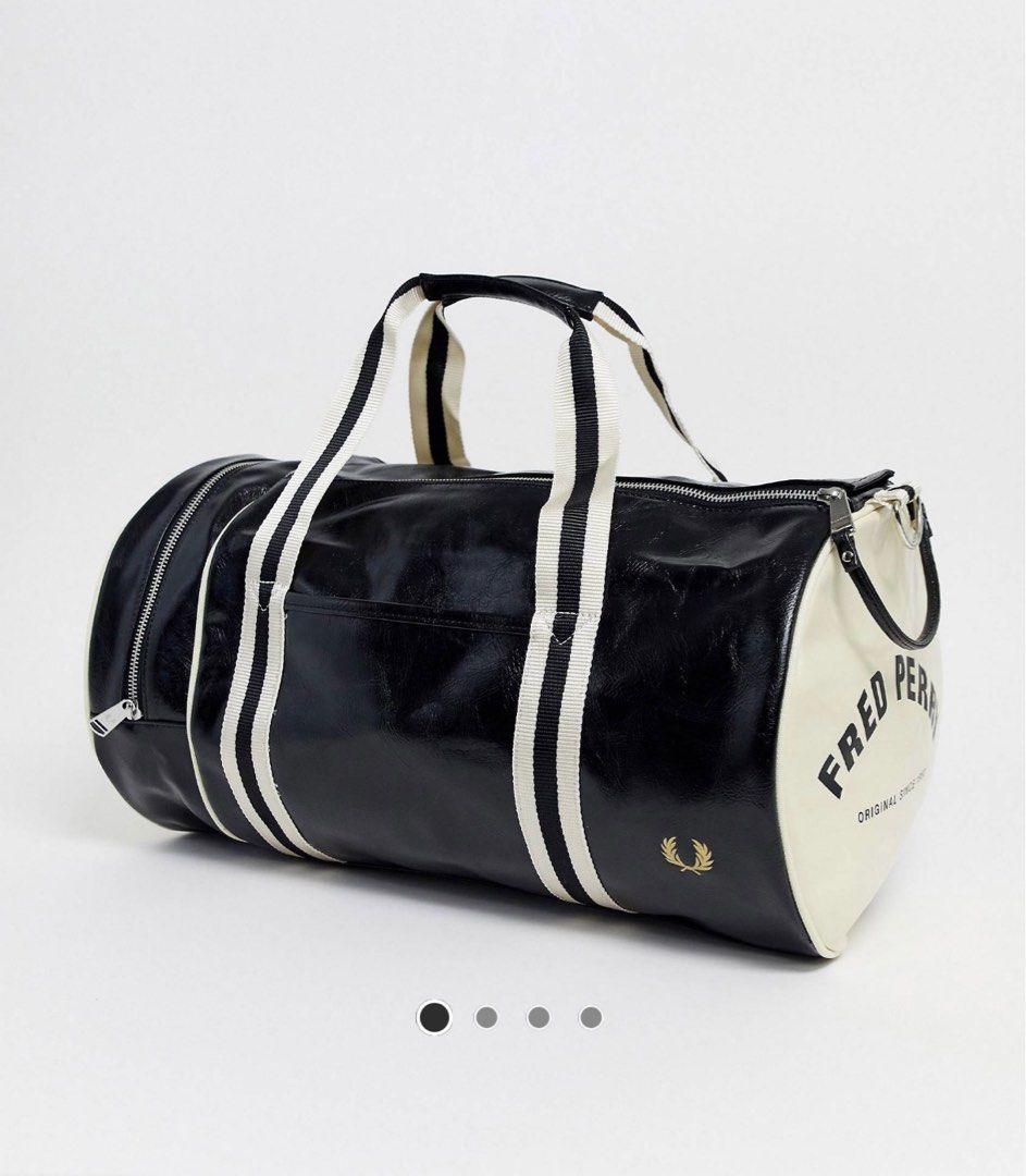 Fred Perry Barrel Duffle Gym Bag, Men's Fashion, Bags, Sling Bags on ...