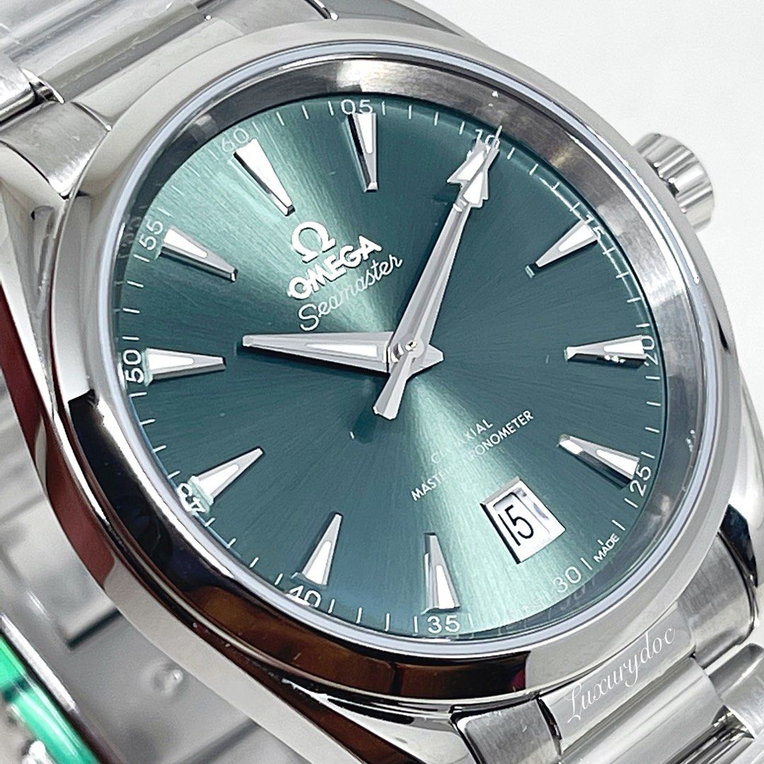 Omega aqua terra hotsell 38mm green