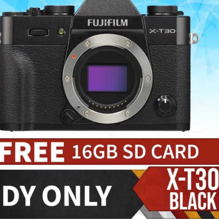 Fujifilm X-T30 Black (Category: Cameras) located in Quezon City. Submitted by whimscaprices (Listing ID 1240402756, Image 2). Description: Fujifilm X-T30 Black Inclusions: + XF 18-55mm + 2 Original Fujifilm Batteries + 16GB SanDisk Ultra Memory Card + Original Fujifilm External Charger (just bought last week for 3,500) Selling low at 70,500 pesos only. Slightly negotiable. Bought at 78,000 pesos. Market price as of now is 76,000. Like new conditi