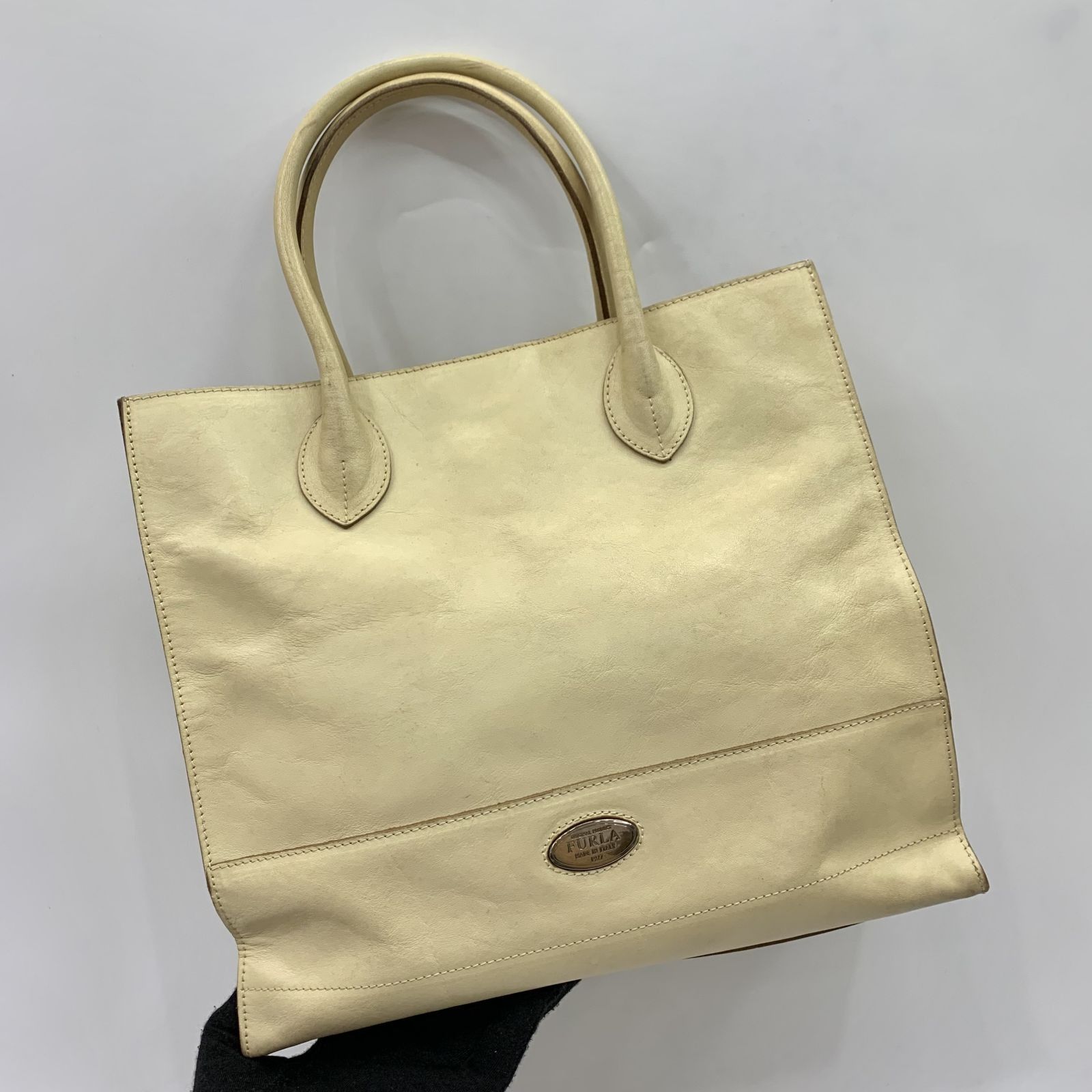 FURLA BEIGE LEATHER TOTE BAG 237005387 TI