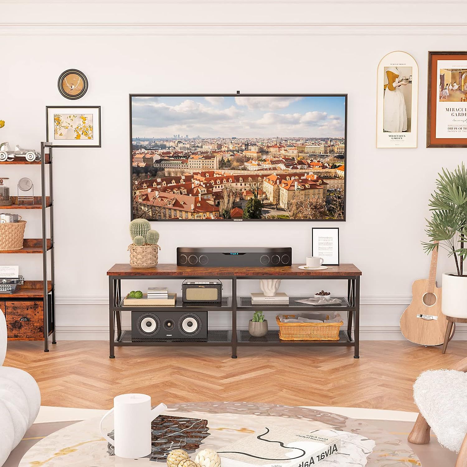 Industrial tv 2025 stand 65 inch