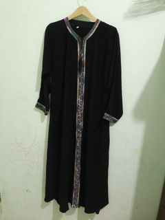 Gamis Hitam size XXL LD 120cm