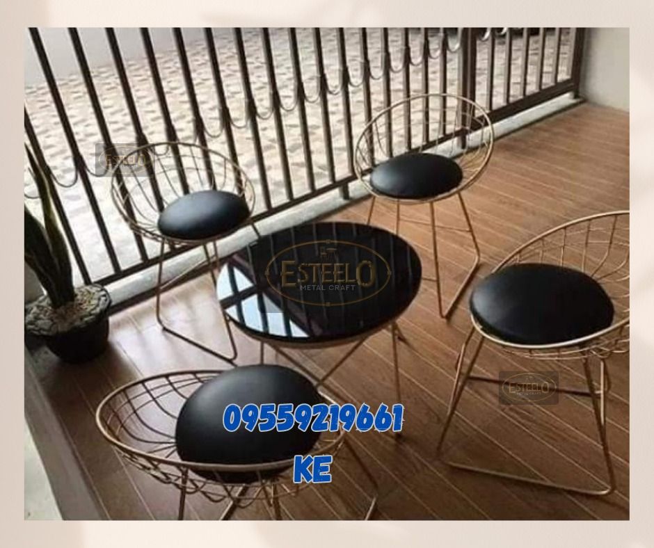 Basket Alfresco Garden Coffee Set, Furniture & Home Living, Furniture