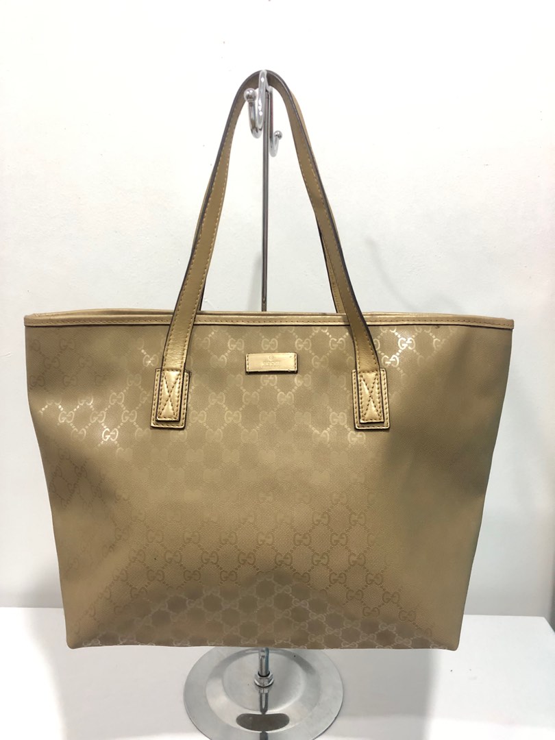 Gucci gold shop tote bag