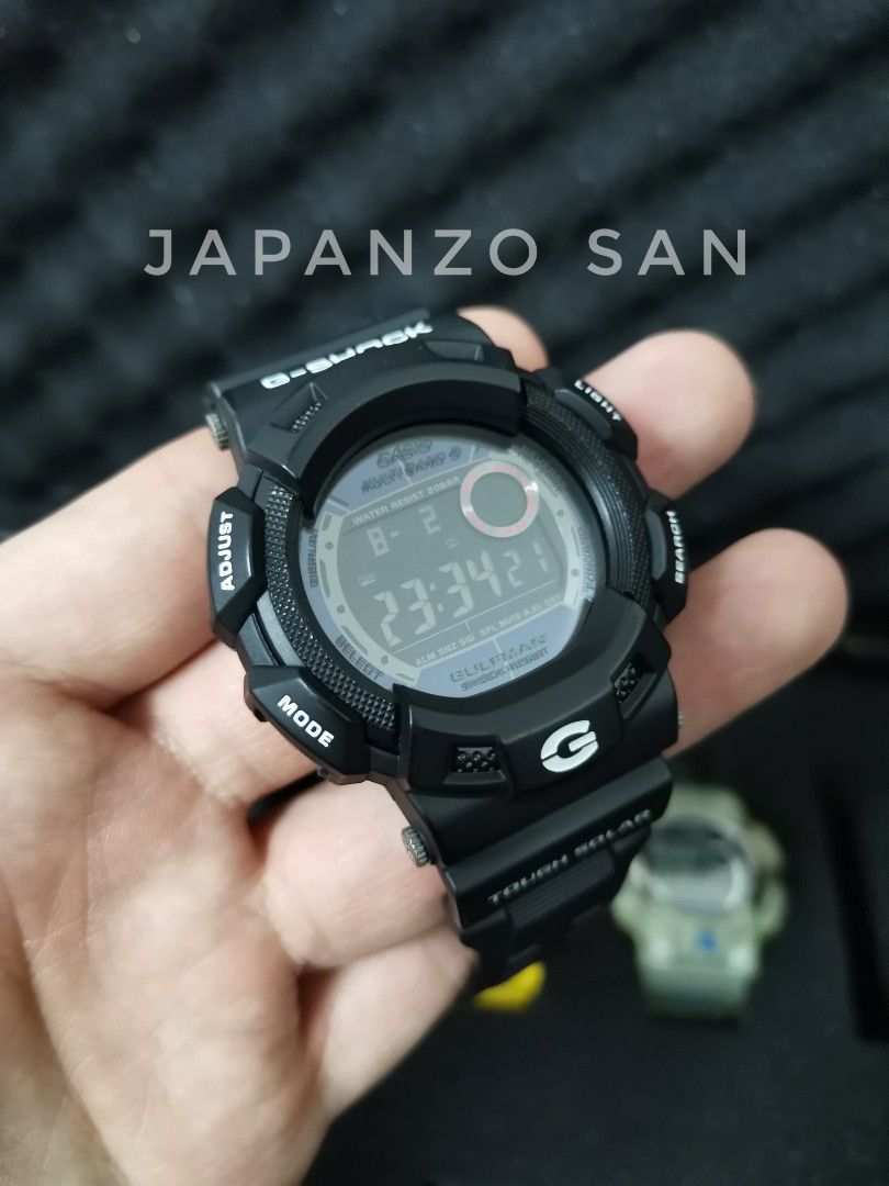 G Shock Gulfman GW 9100MB 1JF Men in Mat Black Men s Fashion