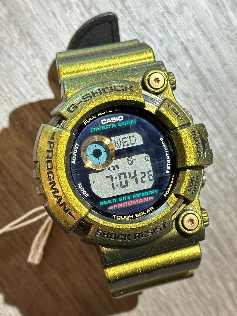 注目ブランド 腕時計(デジタル) GW-200GM-9JF FROGMAN GOLD DEFENDER 
