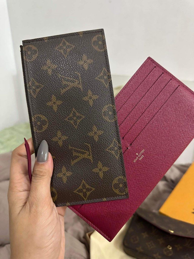 Guaranteed authentic Lv slim wallet/card holder inserts, Luxury